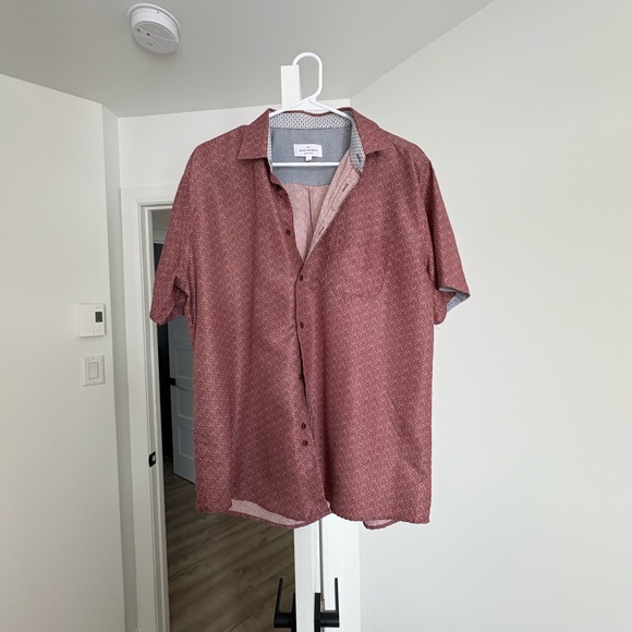 Banana Republic Other - Banana Republic Maroon Casual Button Down Shirt